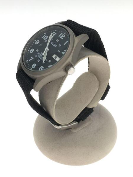 SEIKO(セイコー) / ALBA TITANIUM/クォーツ腕時計/アナログ/ナイロン 