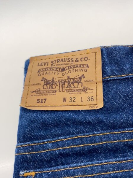 Levi's(リーバイス) / ボトム/32/デニム/IDG/517/90S/USA製/42TALON/裾