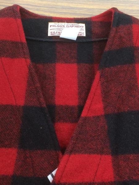 USA製FILSON マッキーノベスト フィルソン バッファローチェック44
