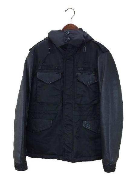 Schott(ショット) / ナイロンレザーM-65ジャケット/M/ナイロン/BLK