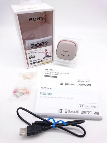 SONY(ソニー) / SONY WF-SP700N Bluetoothイヤホン ピンク 2018年製 