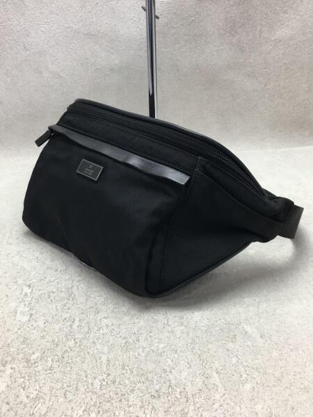 【使用感少】GUCCI グッチ ナイロン GG ウエストバッグ ブラック グッチ GUCCI GGナイロン ウエストバッグ 449182 ブラック GGナイロン