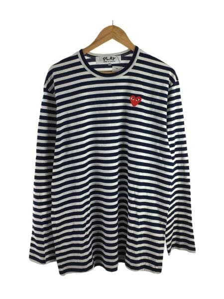 XXL CDG ストライプ 長袖カットソー 日本製 des COMME - 七分・長袖