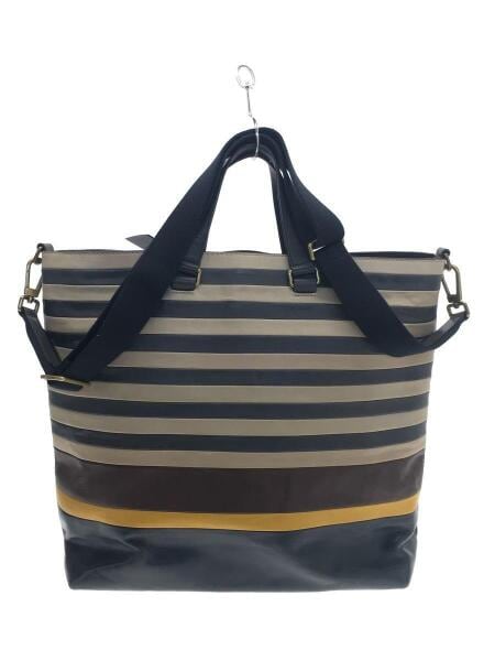 COACH(コーチ) / トートバッグ_ブリーカー_ストライプ/レザー/BRW 