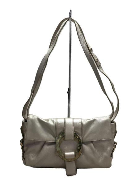 BVLGARI(ブルガリ) / ショルダーバッグ/レザー/SLV/無地/チャンドラ