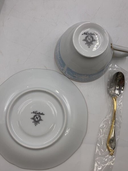 Noritake(ノリタケ) / カップ&ソーサ&プレート/6点セット/BLU/Y7345