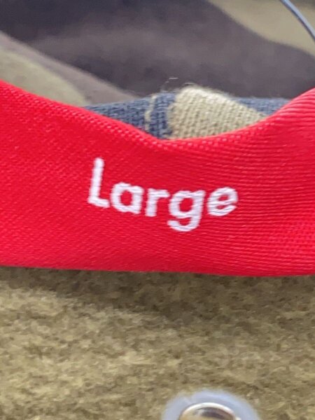 Supreme(シュプリーム) / ジップパーカー/L/コットン/KHK/カモフラ