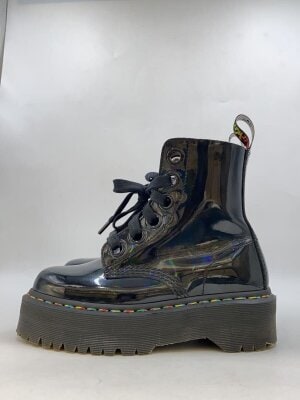 Dr.Martens / Delphine/ショートブーツ/UK4/BLK/レザー// Dr.Martens(ドクターマーチン) / Delphine/ショートブーツ/UK4/BLK