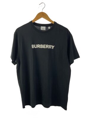 BURBERRY(バーバリー) / Tシャツ/M/コットン/BLK/無地/walmer crest
