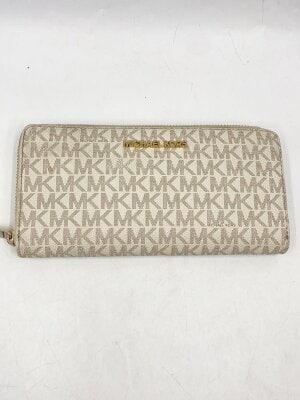 MICHAEL KORS / 長財布/PVC/WHT/総柄/メンズ/LI-2411 MICHAEL KORS(マイケルコース) / 長財布/PVC/WHT/総柄/メンズ/LI-2411