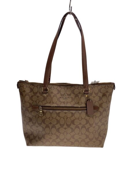 COACH(コーチ) / ギャラリートート_シグネチャー_ブラウンレザー 
