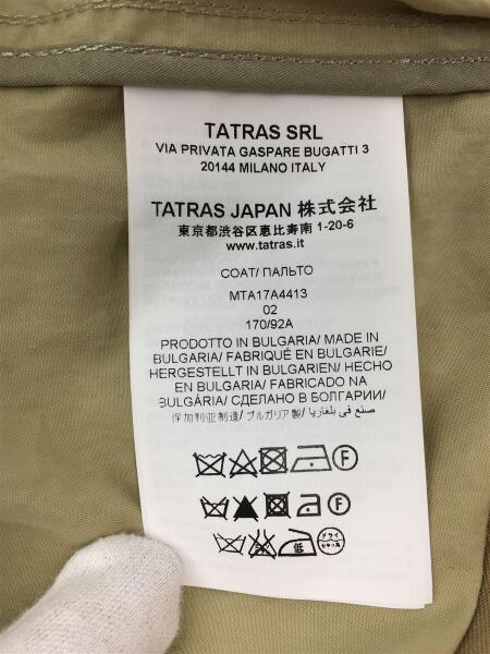 TATRAS トレンチコート 2 (170/92A) ネイビー カモフラ ダウン ライナー 付き コットン×ナイロン 65/35 ジャケット タトラス インナーダウン付きトレンチコート TATRAS（タトラス）の