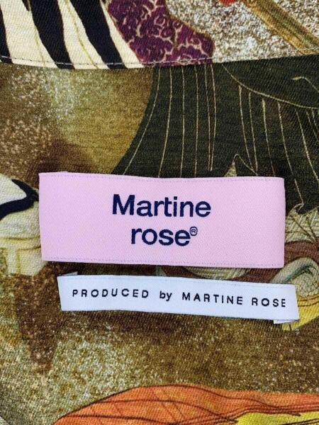 MARTINE ROSE(マーティンローズ) / 長袖シャツ/和柄/歌舞伎/浮世絵/XL 