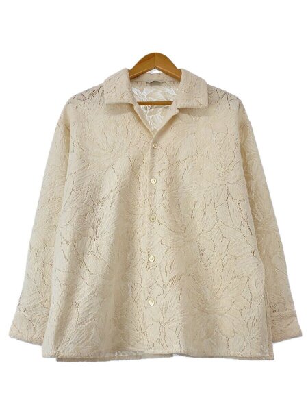 CLANE(クラネ) / CURTAIN LACE SLIT SHIRT/カーテンレーススリット 