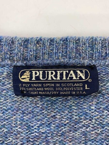 PURITAN(ピューリタン) / 80s/ニット・セーター(厚手)/USA製/L/ウール 