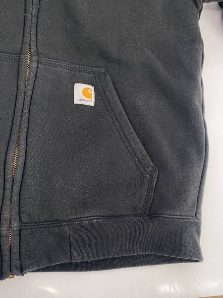 Carhartt(カーハート) / ジップパーカー/裏地キルティング/L/コットン 
