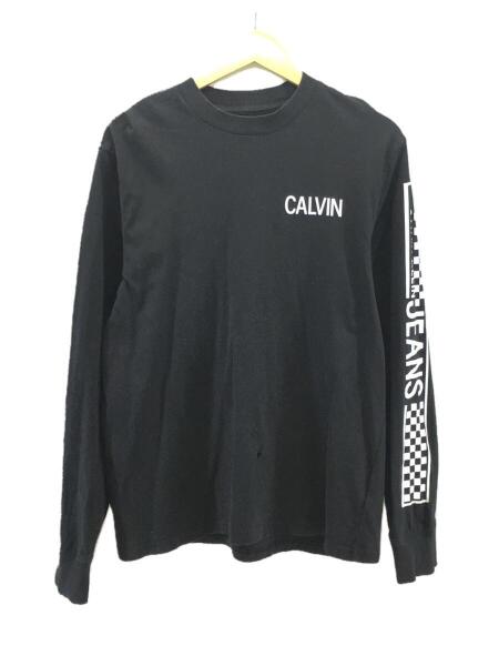 Calvin Klein(カルバンクライン) / 長袖Tシャツ/M/コットン/ブラック 