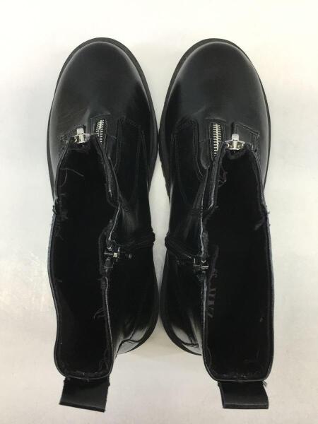 ZARA(ザラ) / ジップアップショートブーツ/39/BLK/フェイクレザー