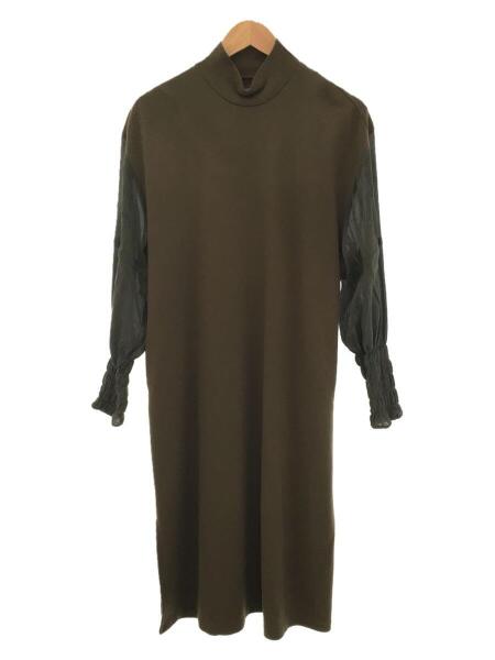 AKIRANAKA トランスペアレントスリーブワンピース カーキ AKIRANAKA トランスペアレントスリーブワンピース カーキ AKIRANAKA