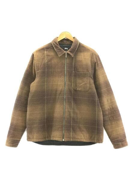 STUSSY(ステューシー) / オンブレチェックジップアップジャケット 