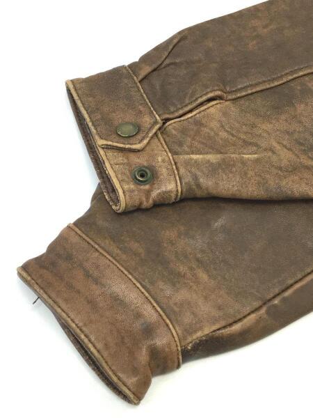 UNKNOWN(アンノウン) / フライトジャケット/M/羊革/BRW/無地 | 古着の