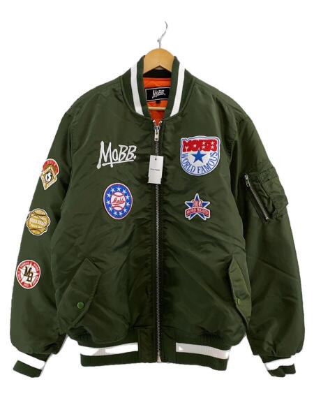 MOBB(モブ) / フライトジャケット/L/ナイロン/GRN/23MB-AW-35-OL  
