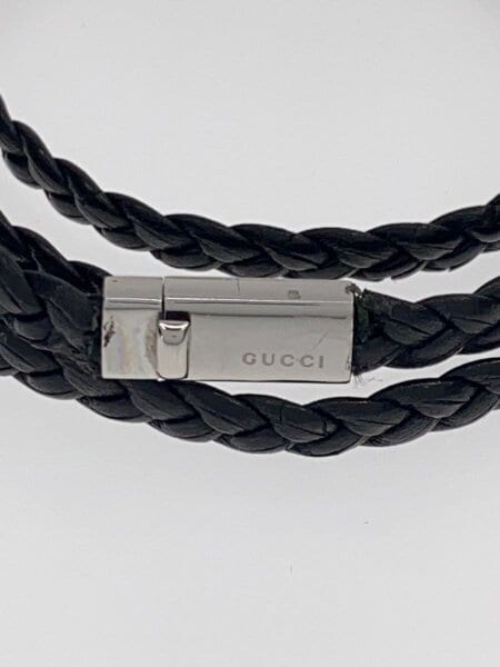 GUCCI(グッチ) / ブレスレット/レザー/ブラック/メンズ | 中古品の販売