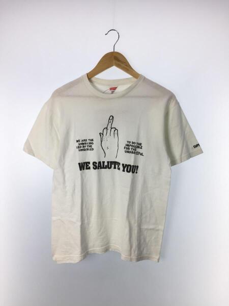 Supreme(シュプリーム) / We salute you Tee/Tシャツ/M/コットン/WHT 