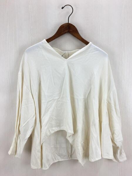 ENFOLD(エンフォルド) / 18AW/ライトウールアシンメトリーVネック 