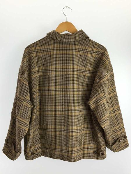 AURALEE(オーラリー) / 19AW/WOOL SERGE CHECK ZIP-UP BLOUSON/4 