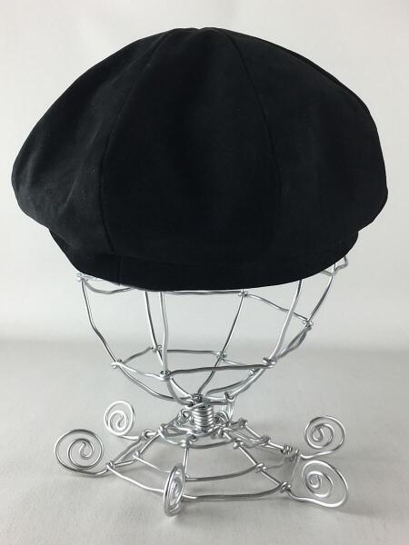 牛革　レザー ベレー帽　ブラック　CA4LA CA4LA(カシラ) / ベレー帽/牛革/BLK/ZKN01857 | 中古品の販売・通販