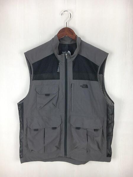 THE NORTH FACE(ザノースフェイス) / メッシュベスト/XL/ナイロン/GRY 