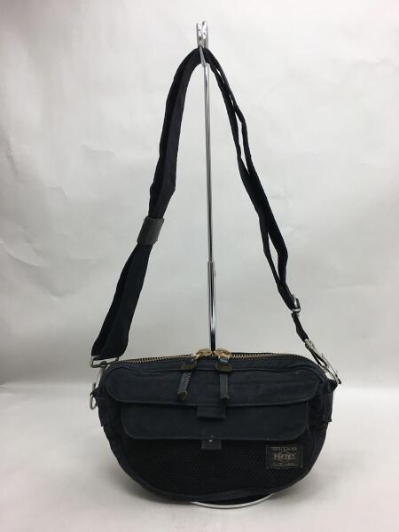 PORTER(ポーター) / メッシュポケット ショルダーバッグ/コットン/BLK 