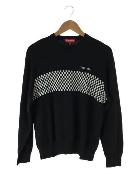 Supreme(シュプリーム) / 18SS/Checkered panel crewneck Knit/M 
