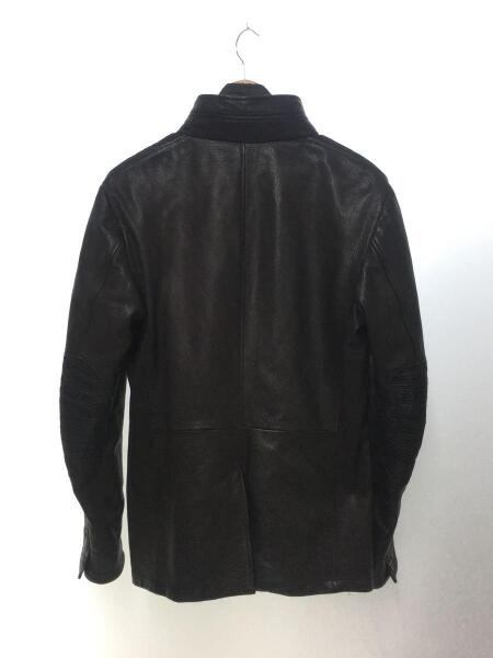 EMPORIO ARMANI◆レザージャケット・ブルゾン/46/レザー/BLK/ Yahoo!オークション -「アルマーニ レザージャケット 46」の落札相場