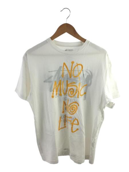 STUSSY(ステューシー) / ×TOWER RECORDS/Tシャツ/XL/コットン/WHT 