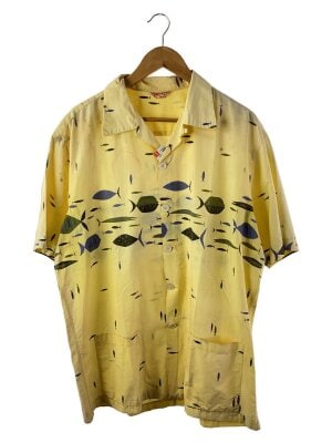 Jantzen / 70s/USA製/半袖シャツ/XL/--/CML/総柄 Jantzen(ジャンセン) / 70s/USA製/半袖シャツ/XL/--/CML/総柄 | 古着の