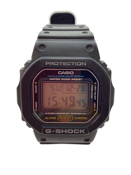 CASIO(カシオ) / クォーツ腕時計/デジタル/BLK/DW-5600E | 中古品の 
