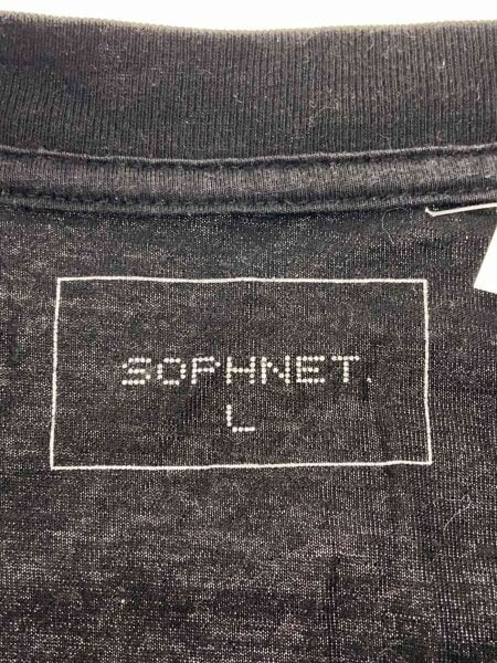 SOPHNET.(ソフネット) / SUPIMA CASHMERE/長袖Tシャツ/L/コットン/BLK