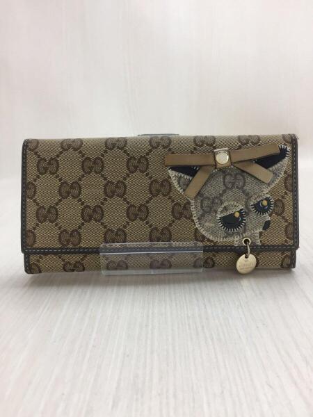 GUCCI(グッチ) / 長財布/キャンバス/BEG/総柄/226154/2067/GG