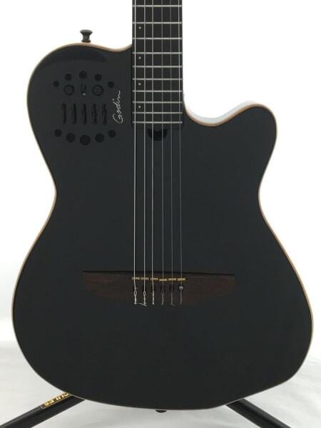 レア美品】ゴダン Godin ACS Slim SA ナイロン 黒 GODIN ゴダン ギター