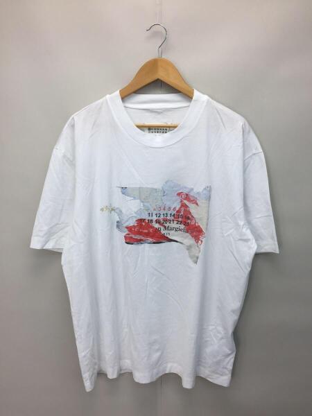 Maison Margiela◇Tシャツ/コットン/WHT/プリント/S50GC0577 19AW