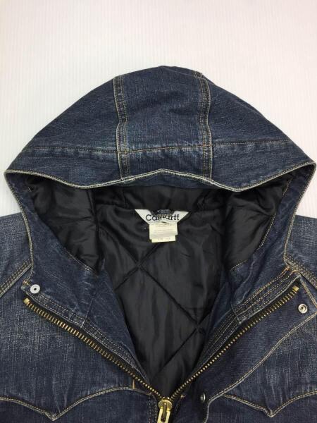 Carhartt デニムジャケット フード付きデニムブルゾン