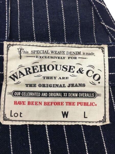 WAREHOUSE & CO. OVERALLS W.L. ネイビー ストライプ WAREHOUSE & CO. OVERALLS W.L. ネイビー ストライプ WAREHOUSE & CO