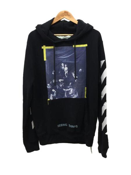 OFF-WHITE(オフホワイト) / 17AW/DIAG CARAVAGGIO HOODIE/S/コットン 