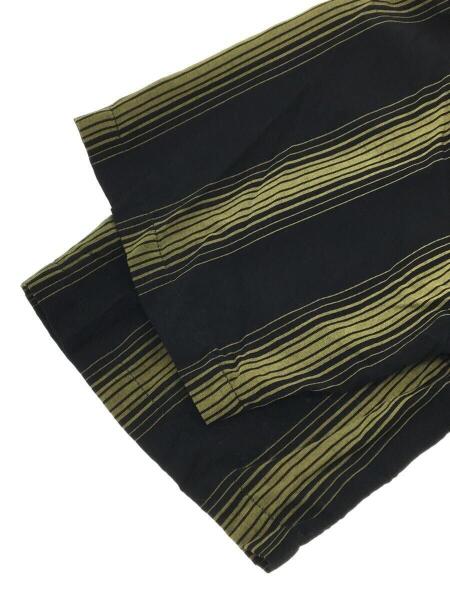 WACKO MARIA◆STRIPED OPEN COLLAR SHIRT/長袖シャツ/M/レーヨン/BRW STRIPED OPEN COLLAR SHIRT (TYPE-2)GREEN｜WACKO MARIA｜MELTING