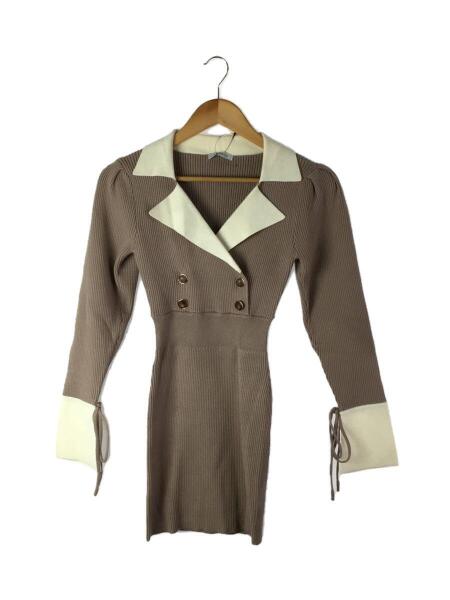 LIP SERVICE(リップサービス) / バイカラークラシカルニットワンピース  