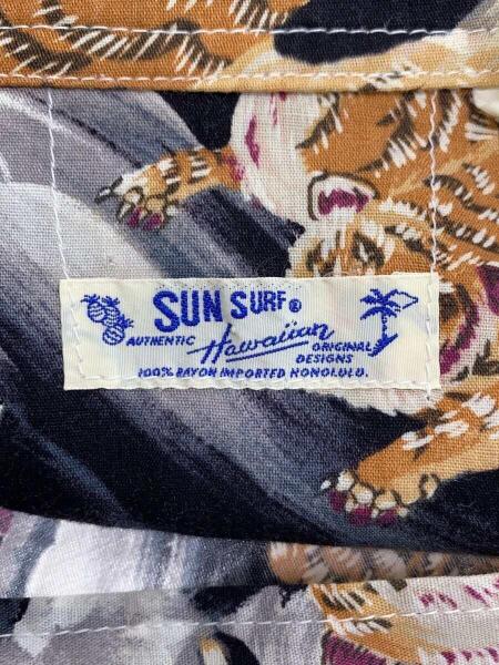SUN SURF(サンサーフ) / 90s/初期タグ/百虎アロハシャツ/レーヨン