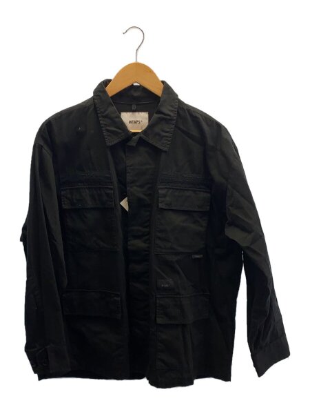 WTAPS(ダブルタップス) / 長袖シャツ/2/コットン/BLK/無地/221WVDT 