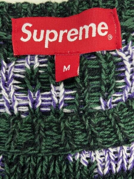 Supreme(シュプリーム) / 23SS Stacked Sweater/M/コットン/マルチ 